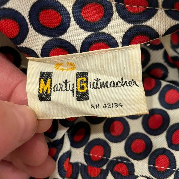 Vintage 60s 70s Marty Gutmacher tunic/dress - Picture 7 of 15